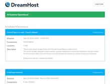 Tablet Screenshot of dreamhoststatus.com